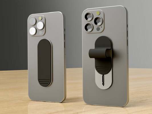 Slim Phone Grip & Stand - 2.95mm | 3d print model
