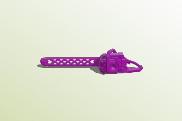 CHAINSAW Lollipop | 3d print model