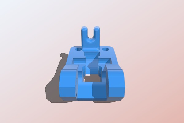 Printrbot LC Idler with 3mm filament guide | 3d print model