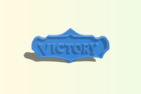 League of Legends victory symbol | 3d print model
