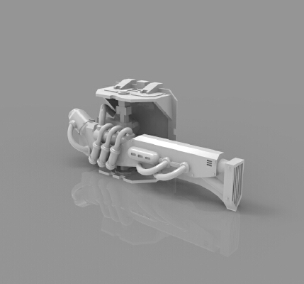 Sonic Blaster Sponson | 3d print model