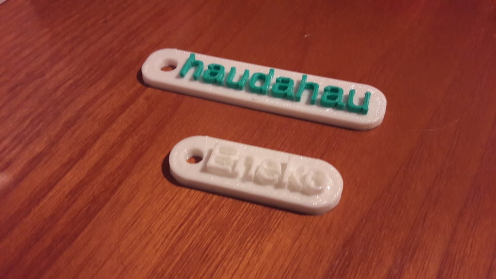Customizable Simple Keychain