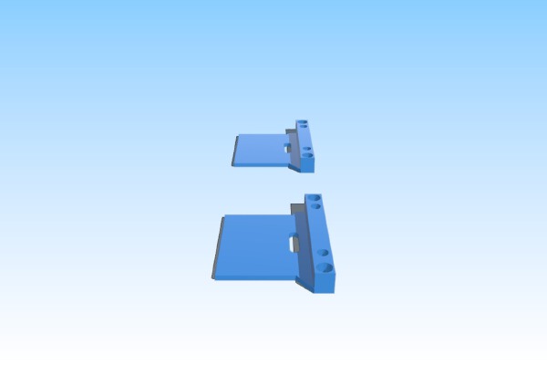 CX-20 Quanum Nova Quadcopter Saddle Battery Trays | 3d print model