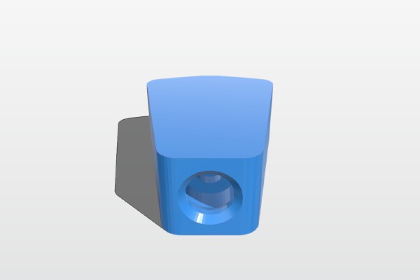 Single-piece filament Y-switch for e3d embedded collets | 3d print model