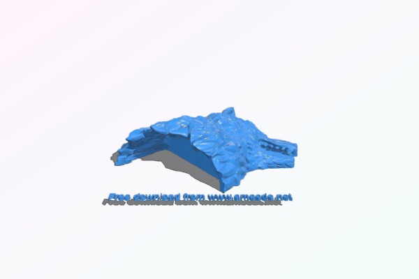 Wolf head | 3d print model