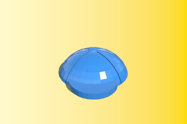 Baseball Cap for Robot Mark II | 3d print model