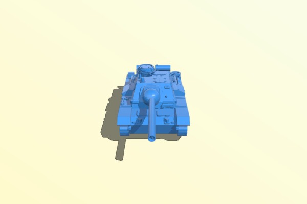 Tank SU-85I | 3d print model