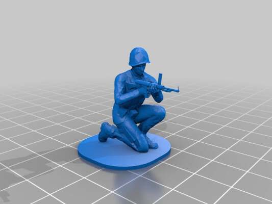 WW2 army men soldiers | 3d print model