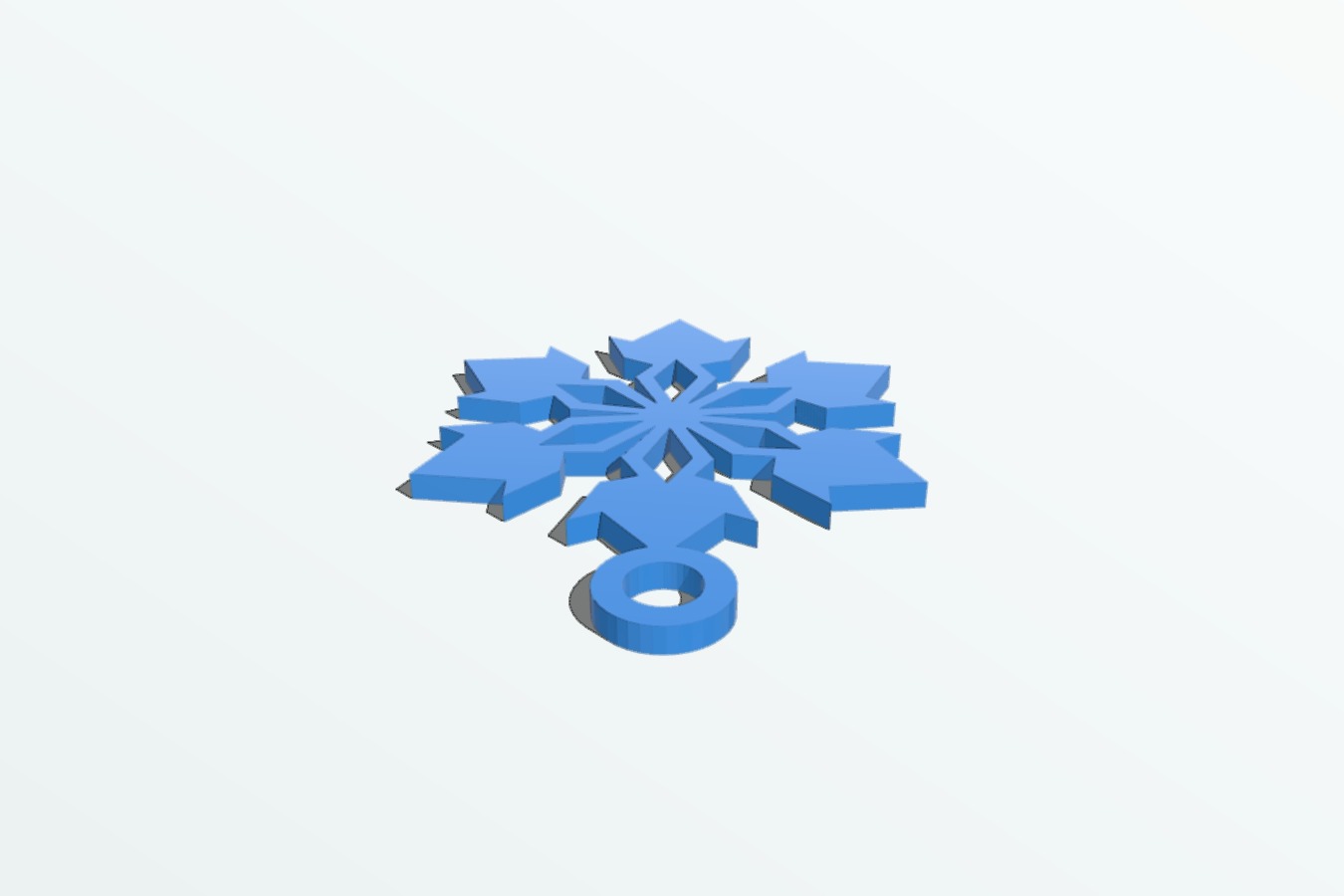 Dainty Snowflake Xmas Ornament