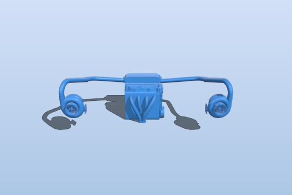 1:64 Scale Honda K20 Motor | 3d print model