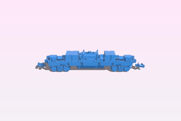 Tomytec TM-20 N scale chassis | 3d print model