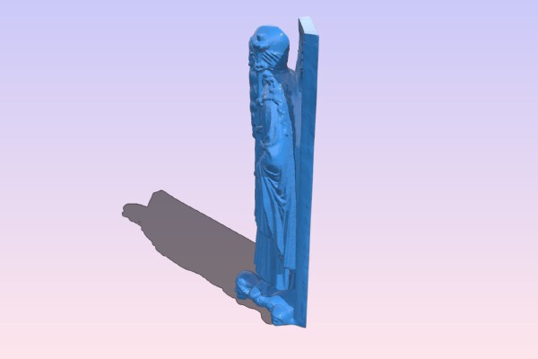 Golden Gate Of Freiberg Cathedral Statue 3D Scan | 3d print model