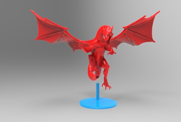  dragon attack | 3d print model