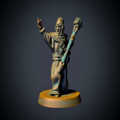 Necromancer 28mm (no supports needed) | 3d print model