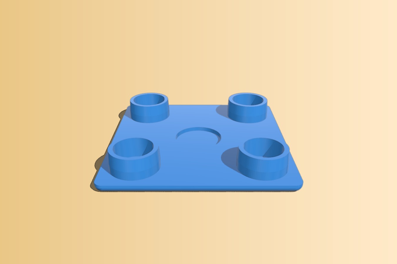 Profile cover or end cap for 45x45 profiles
