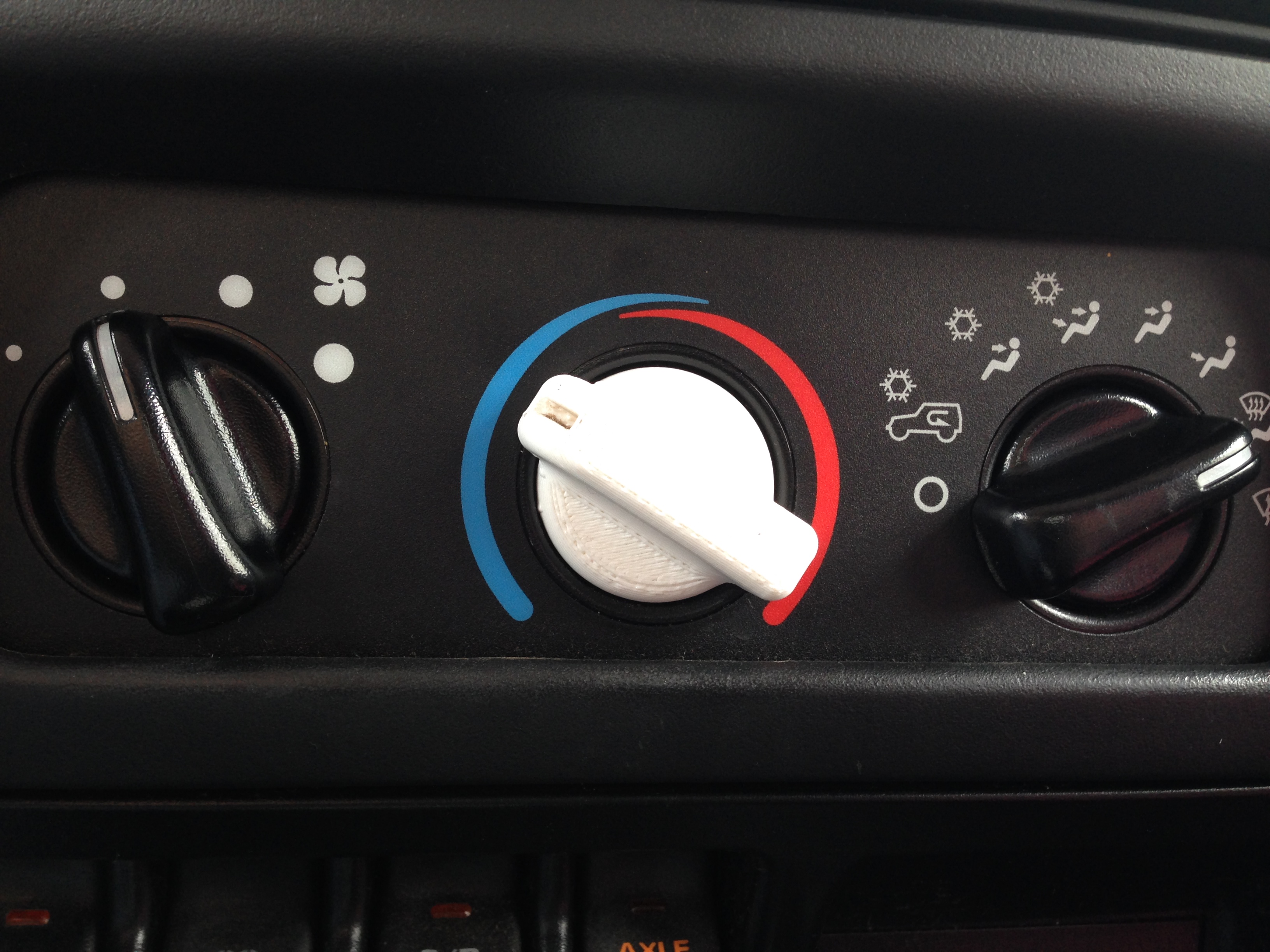 Jeep AC Knob