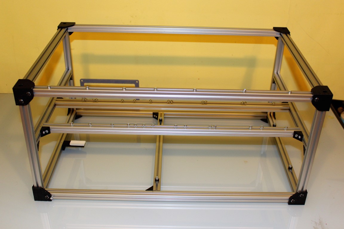 Mining Rig Open Air Frame 1515 Extrusion and 3D printed parts