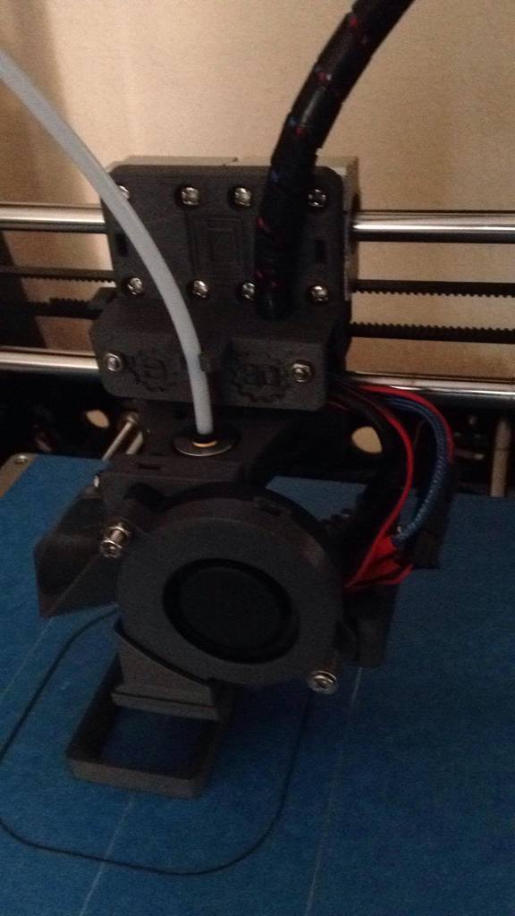 Anet A8 e3d v6 Bowden Print Carriage cooling duct remix (Remix)