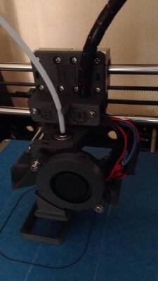 Anet A8 e3d v6 Bowden Print Carriage cooling duct remix (Remix) | 3d print model