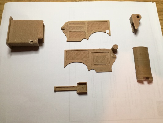 Mauser Toy M-712 to C-96; conversion kit | 3d print model