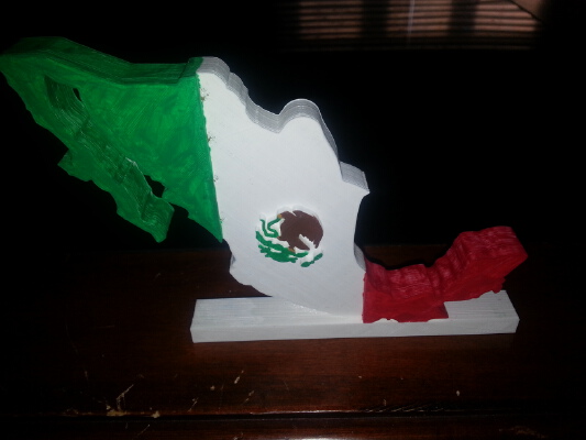 Stand up Maps of Countries 2015 | 3d print model