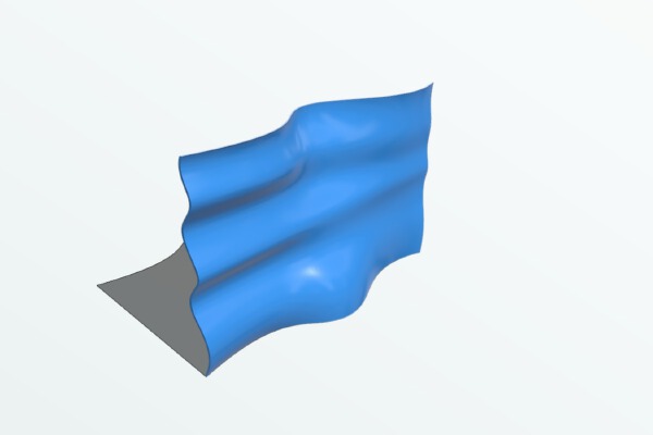 wavy Dutch flag | 3d print model