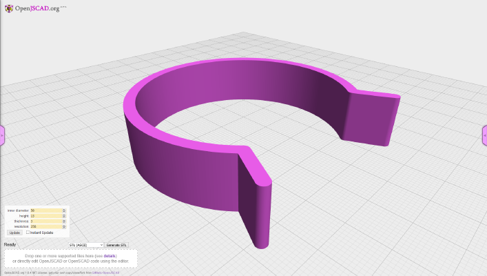 Parametric Clip | 3d print model