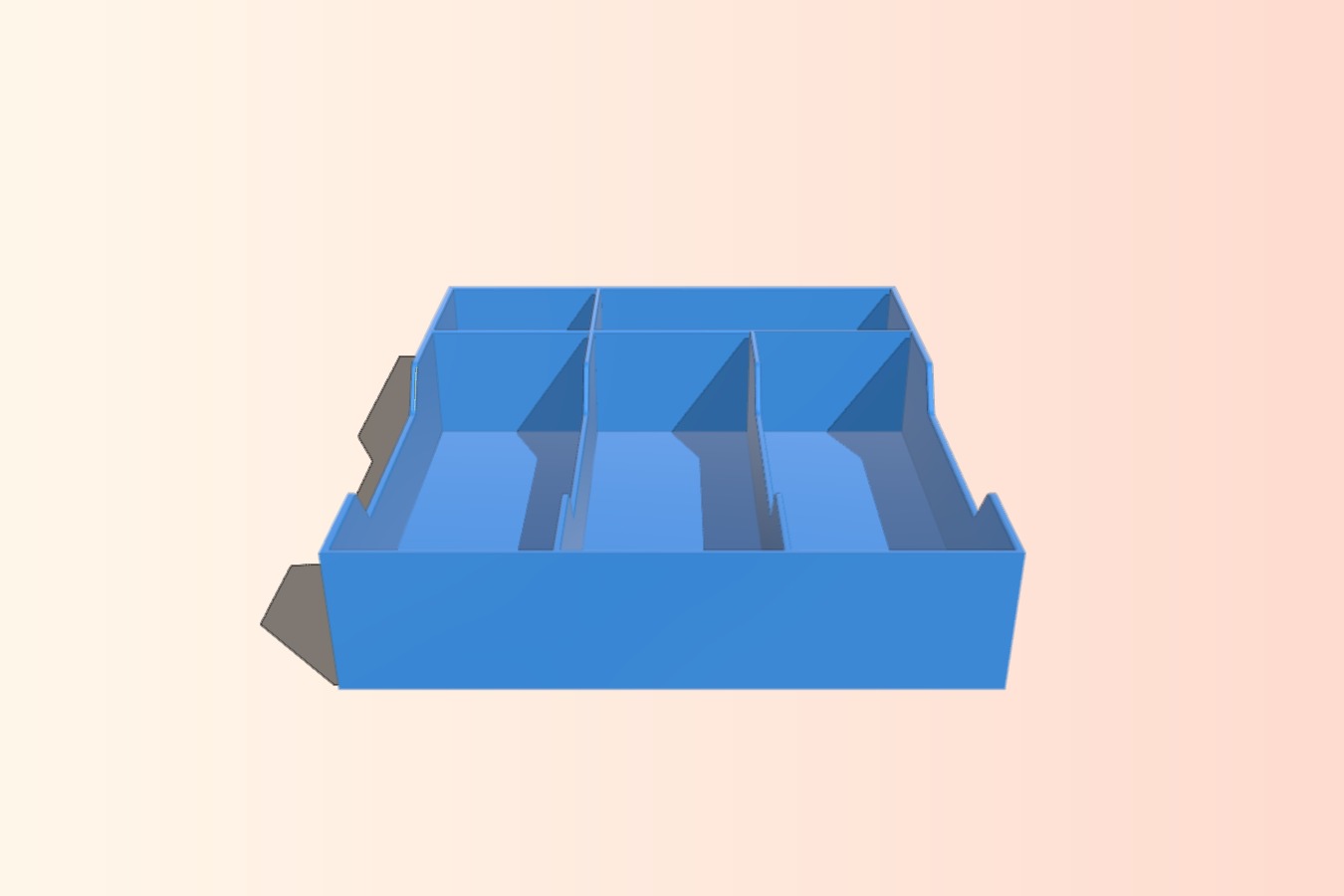 Cutlery drawer tray