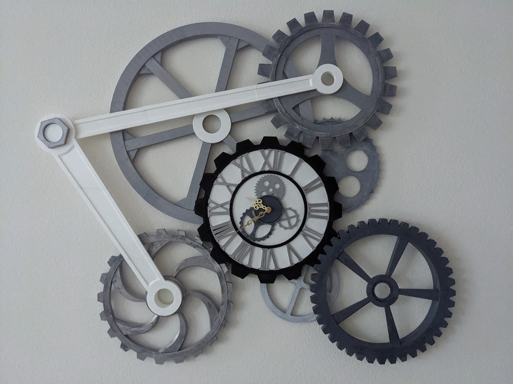 Steampunk Gear Clock