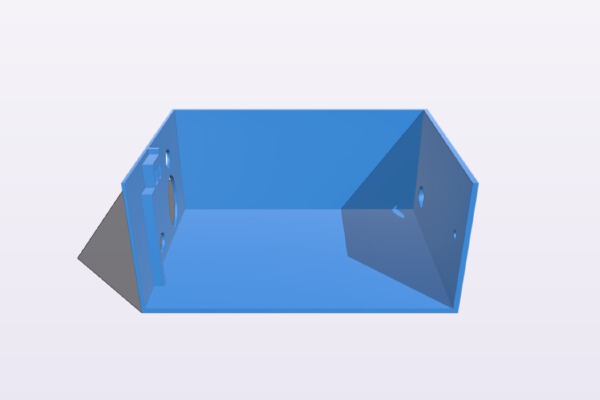 Anet A6 power cover with cable-hole | 3d print model