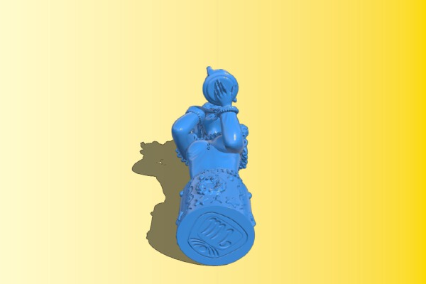 Luna’s Bust – Xmas Tea Party | 3d print model