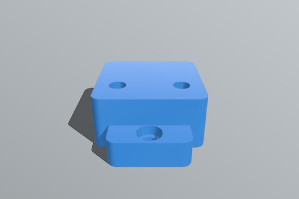 R-CNC Z Axis Anti-backlash POM nut adapter for ACME 8mm-lead 2mm | 3d print model