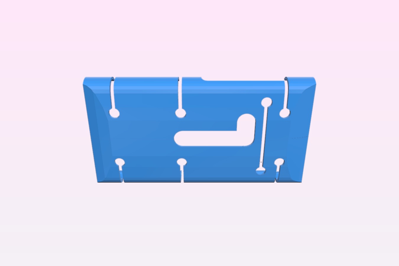 Nokia N9 mockup mobile phone
