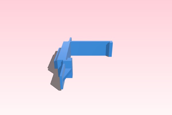 Wanhao i3 Plus spool holder bracket | 3d print model