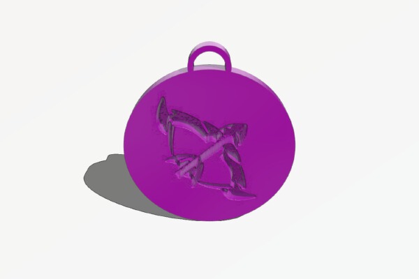 Sagittarius pendant | 3d print model