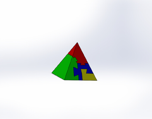 pyramid puzzle | 3d print model