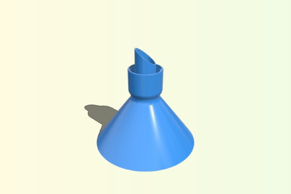 Funnel for resin bottles by Anycubic, Elegoo, Geeetech and others | 3d print model