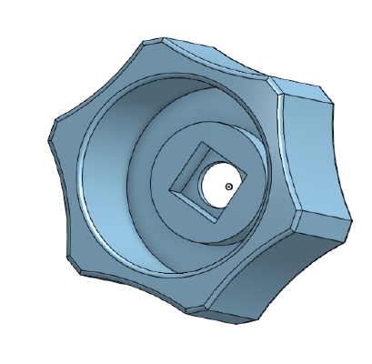 Cap for angle valve with screw _ Kappe für Eckventil mit Schraube | 3d print model