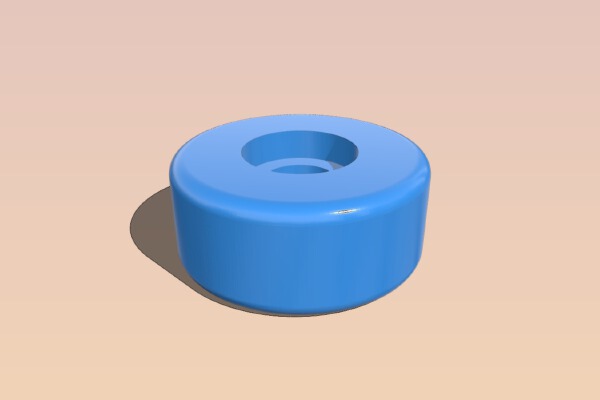 London Fog carry-on luggage spare wheel | 3d print model