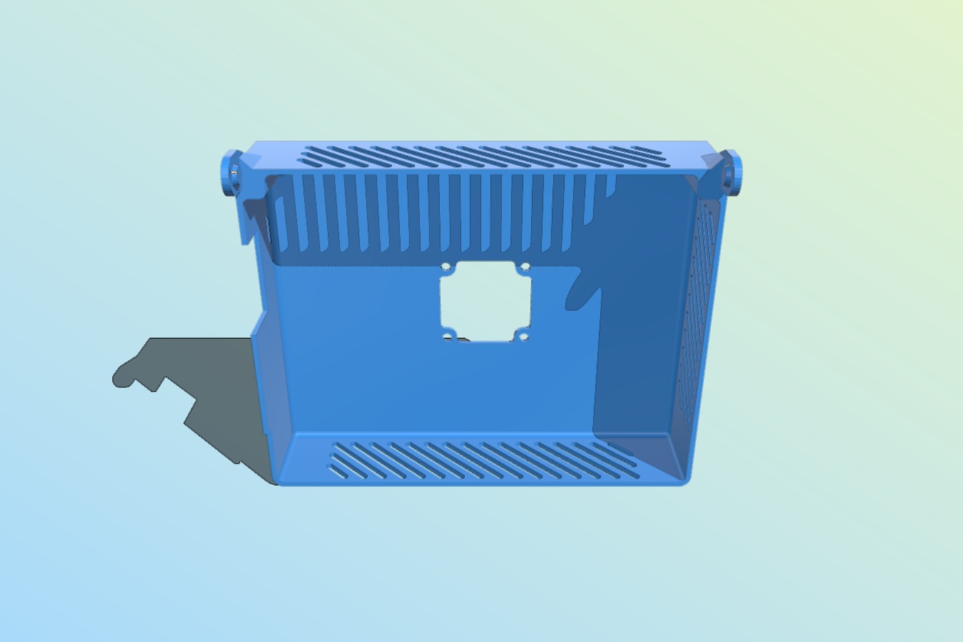 REMIXED Arduino Mega + RAMPS 1.4 Case for mounting on ATX