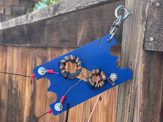 EFRW Matching Network, RF Choke, and Antenna Wire Winder | 3d print model