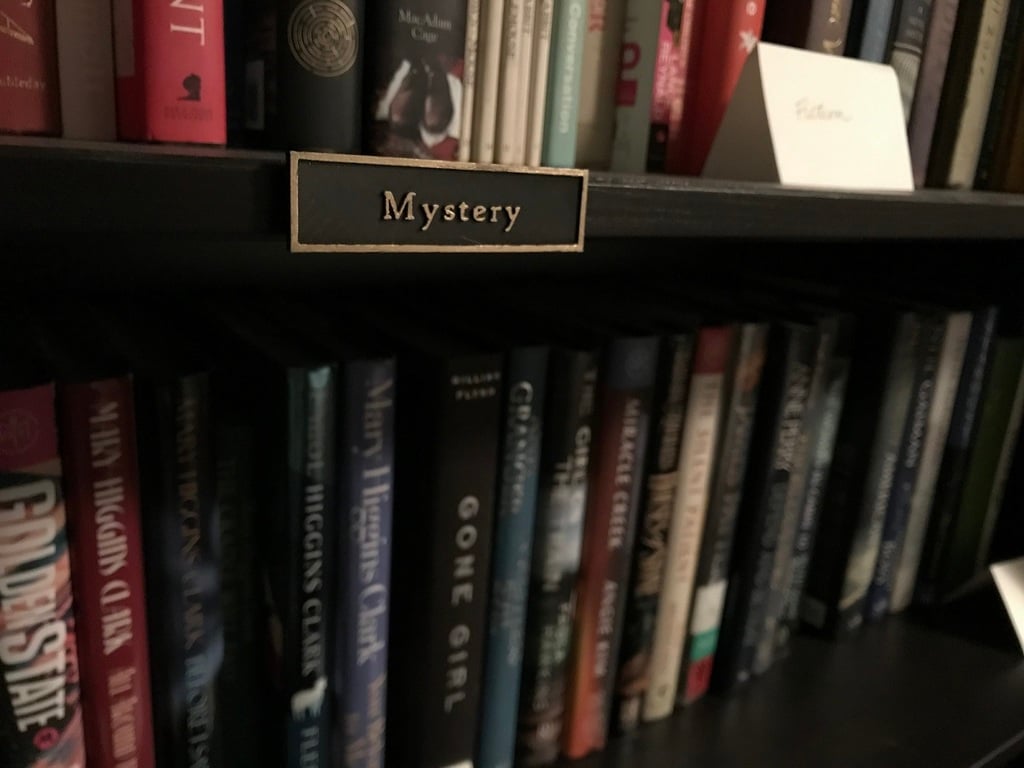 Library Shelf Labels - IKEA Hemnes