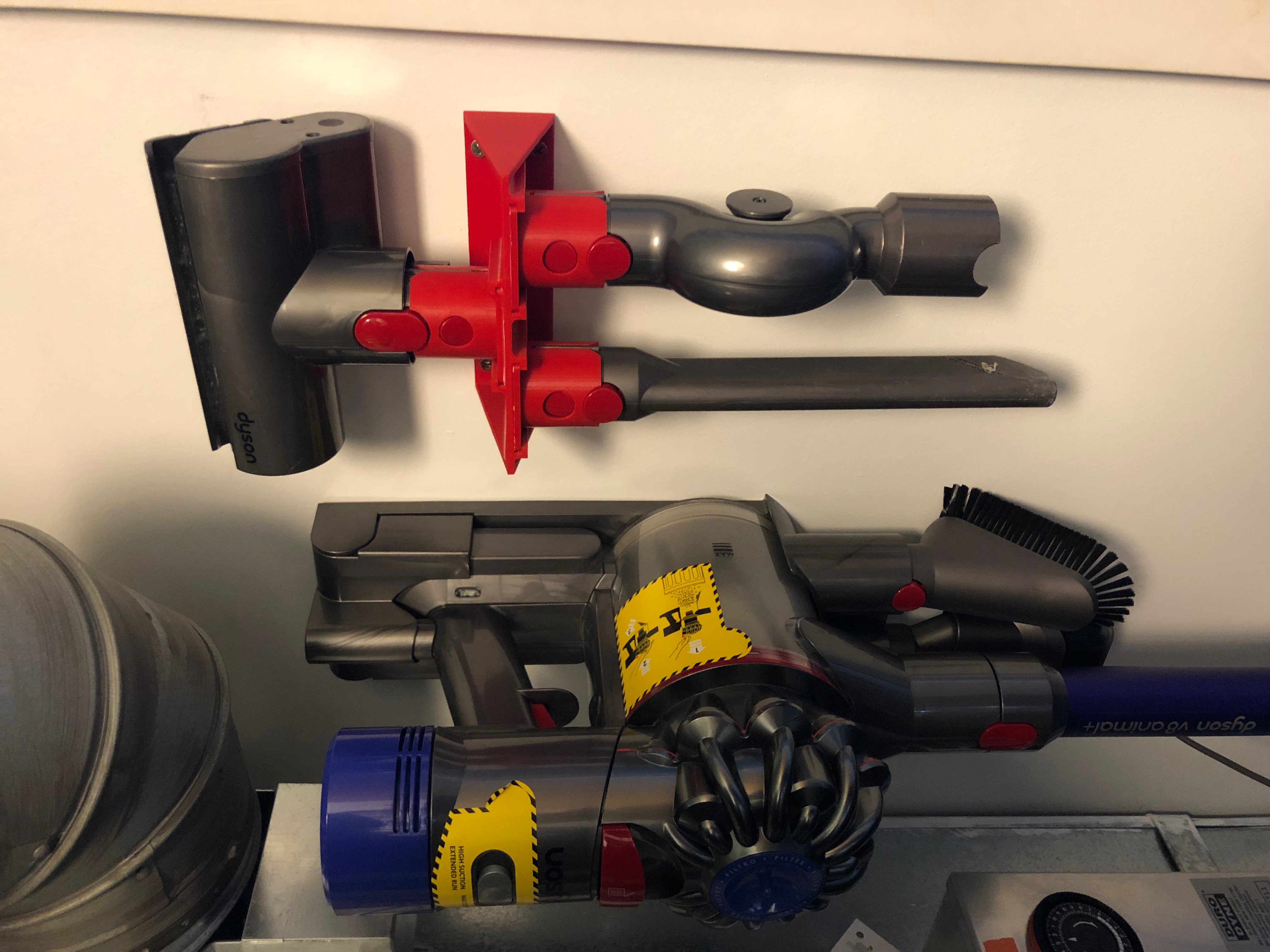 Dyson Vacuum Tool Holder Files to download and to 3D print for free 3DPEA