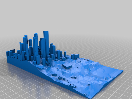 City of Sydney Cityscape | 3d print model