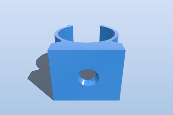 clip linterna _ Torch pin | 3d print model