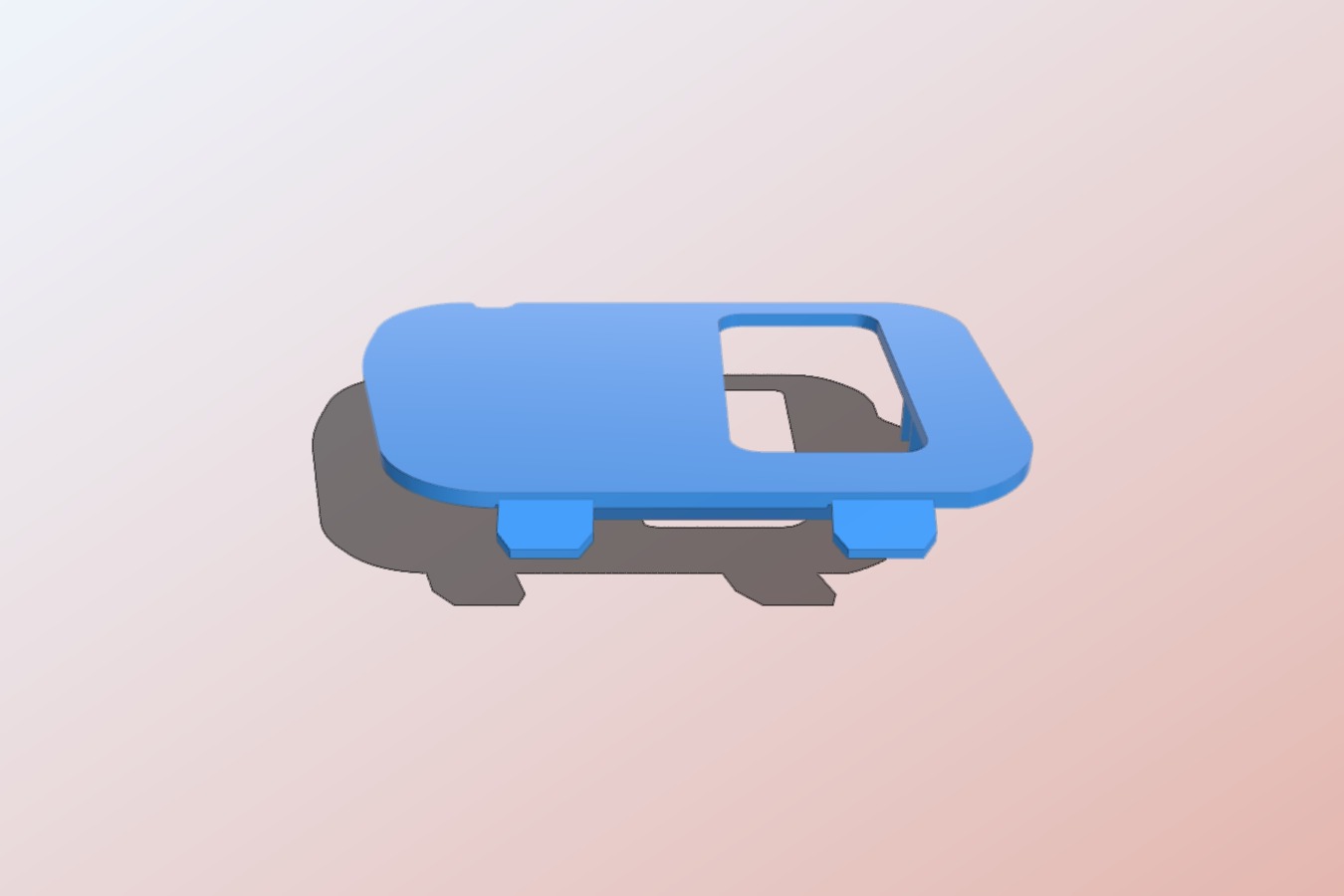 Nissan Leaf ZE1 OBD Cover with cutout for LE Link Dongle