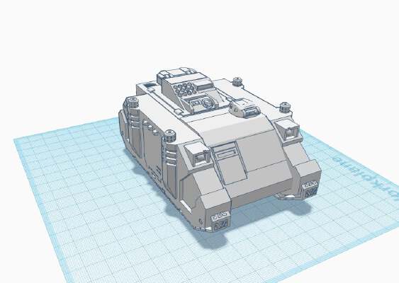 Typhoon, Guided Missle Platform | 3d print model