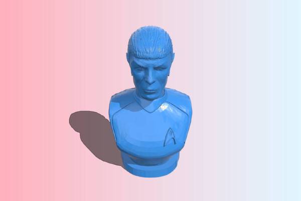 Half Vulcan Science Officer | 3d print model