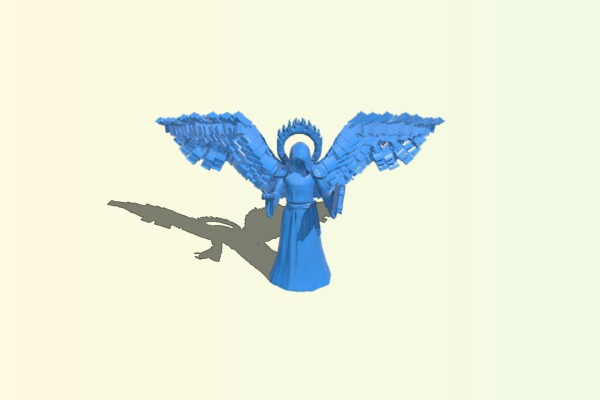 Angel of knowledge | 3d print model