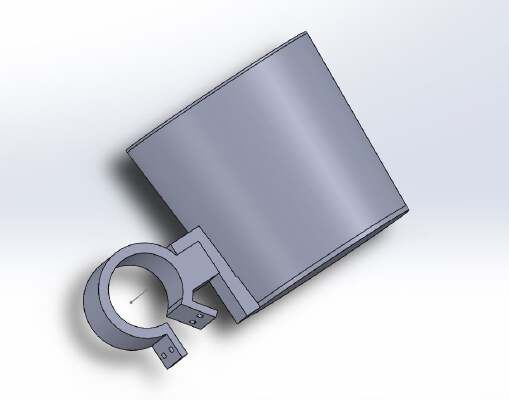 Exercise Bike Cup Holder | 3d print model